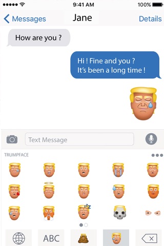 TrumpMoji - Trump Emoji Keyboard screenshot 3