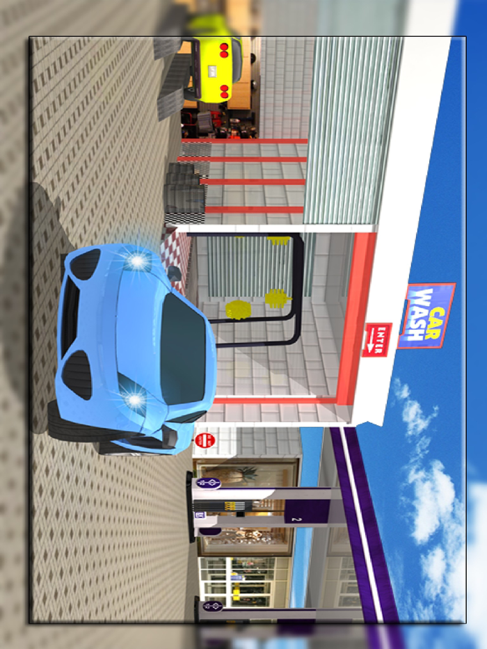 Service Station Car Wash 3D