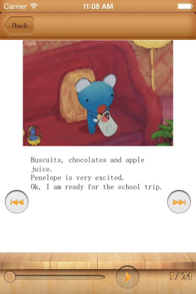 蓝色小考拉有声绘本—宝贝听儿童经典寓言故事英语启蒙教育 screenshot 2