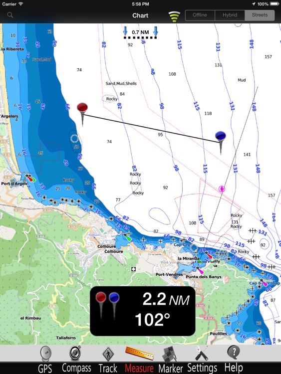 Gulf of Lion GPS Charts Pro screenshot-3