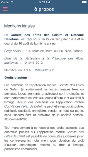 Comité des Fêtes de Bellet(圖4)-速報App