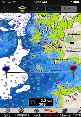 Brittany GPS Nautical Charts screenshot 4