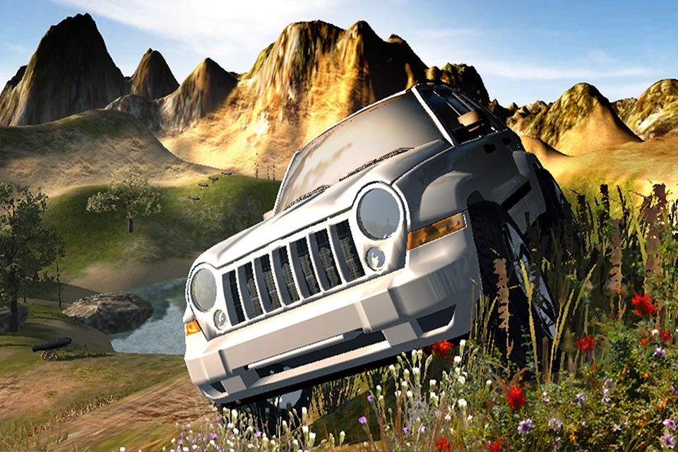 3D Noja Jeep Parking 2 - eXtreme Off Road 4x4 Driving & Racing Simulator screenshot 3
