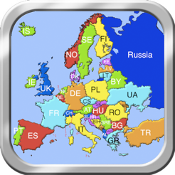 ‎Europa Landkarte Puzzle