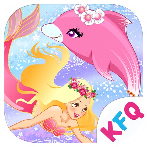 Mermaid princess with dolphin – Girls Makeup, Dressup and Makeover Games iOS App