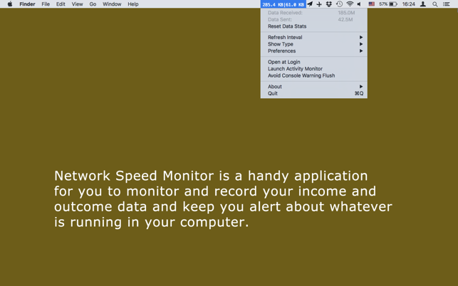 ‎Network Speed Monitor Screenshot