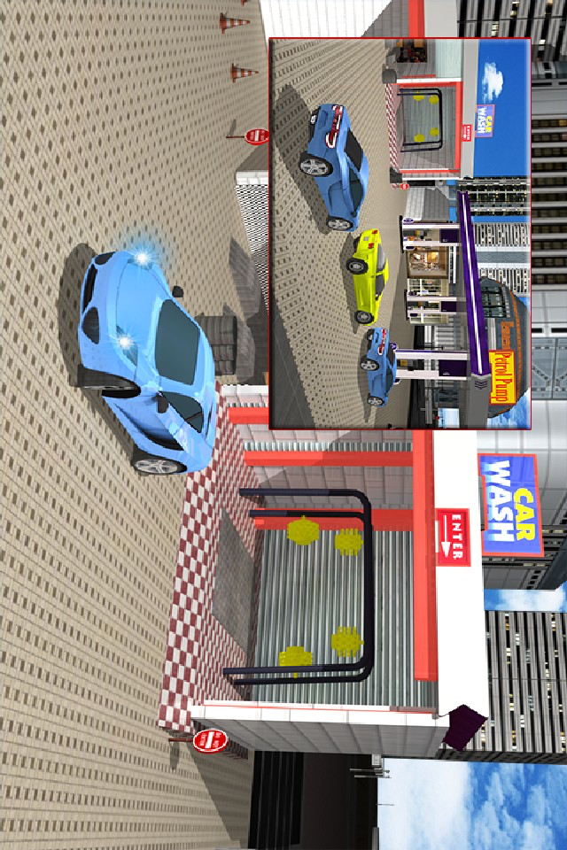 Service Station Car Wash 3D