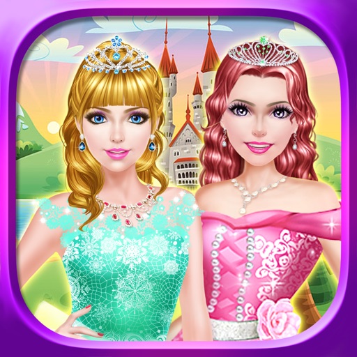 Princess Sisters Salon - Royal Beauty Makeover: SPA, Makeup & Dress Up Game for Girls iOS App