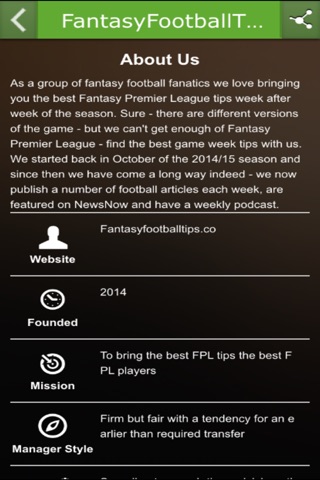 FantasyFootballTips.Co screenshot 2