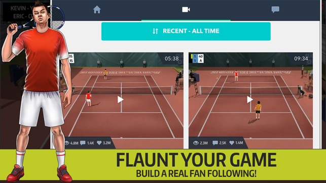 Flick Tennis Online - Play like Nadal, Federer, Djokovic in (圖2)-速報App