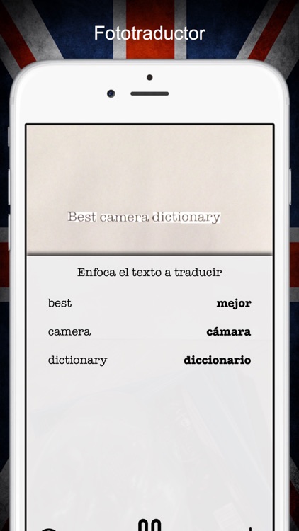 Fototraductor - traductor inglés-español offline