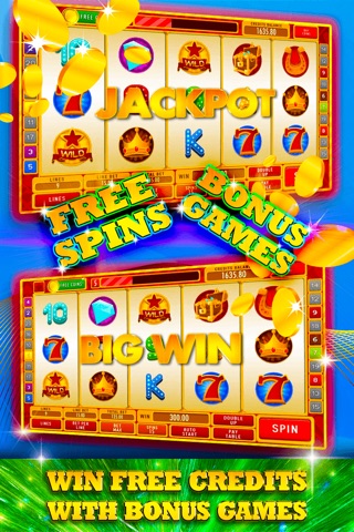 Golden Slot Machine: Enjoy the best digital coin wagering and be the jewelry master screenshot 2