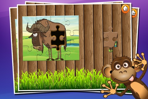 Animals Jigsaw Puzzle - Learning aanimals puzzle for preschool kids boys and girls best brain fun games screenshot 3