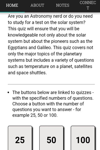 Astronomy Revision Quiz screenshot 2