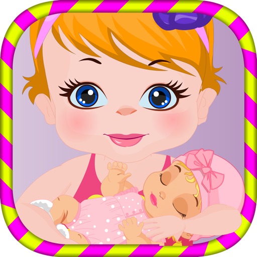 Polly and Newborn Sister icon