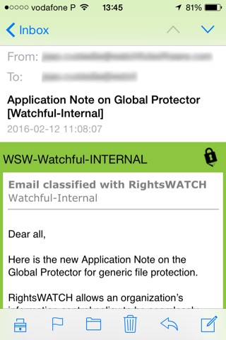 RightsWATCH screenshot 2