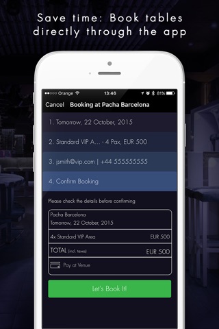 Exclusive Tables - Booking made easy screenshot 4