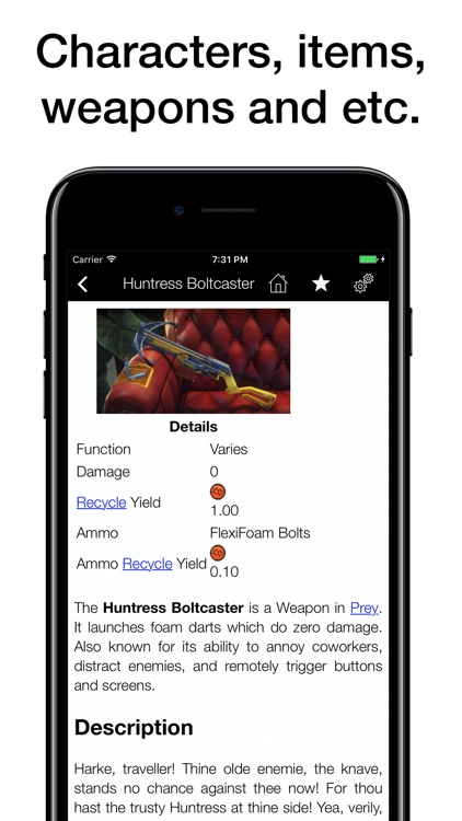 Pocket Wiki for Prey