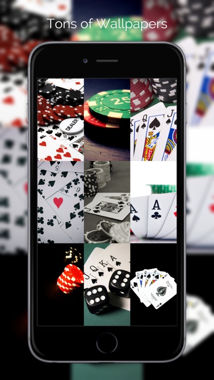 Download Dark Iphone Poker Cards Wallpaper | Wallpapers.com