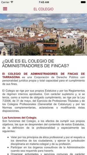 Col.legi d'Administradors de Finques de Tarragona(圖2)-速報App