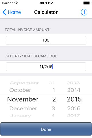 Late Payment Calculator screenshot 3