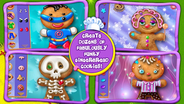 Gingerbread Kids - Cookie Maker Salon & Fun Dessert Food & Candy Making Games