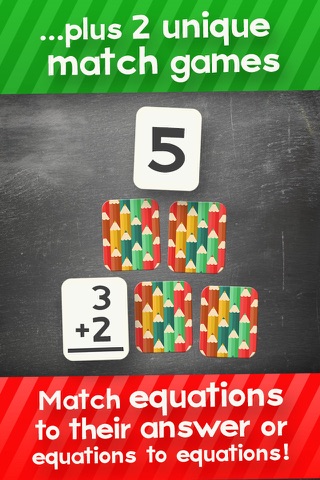 Addition and Subtraction Math Flashcard Match Games for Kids in 1st and 2nd Grade screenshot 3