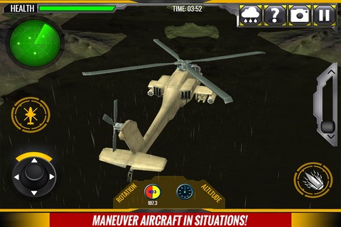 Military Helicopter Pilot Wars Rescue 3D Simulatorのおすすめ画像1