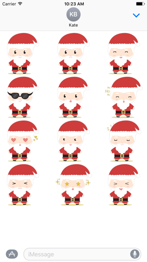 Super cute Santa Claus for Christmas - Fx Sticker(圖2)-速報App