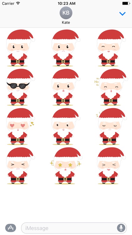 Super cute Santa Claus for Christmas - Fx Sticker