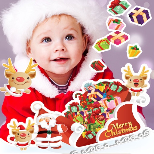 Christmas Photo Stickers and Frames