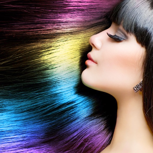 Hair Styles Salon 2- Face Haircuts Dye Visage Cam iOS App