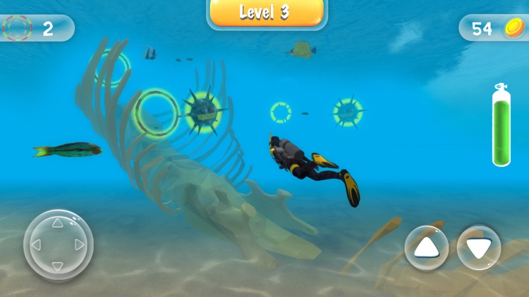 Scuba Diving Fun - Swim with sharks in deep sea 3D