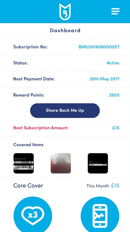 Back Me Up - Insurance App