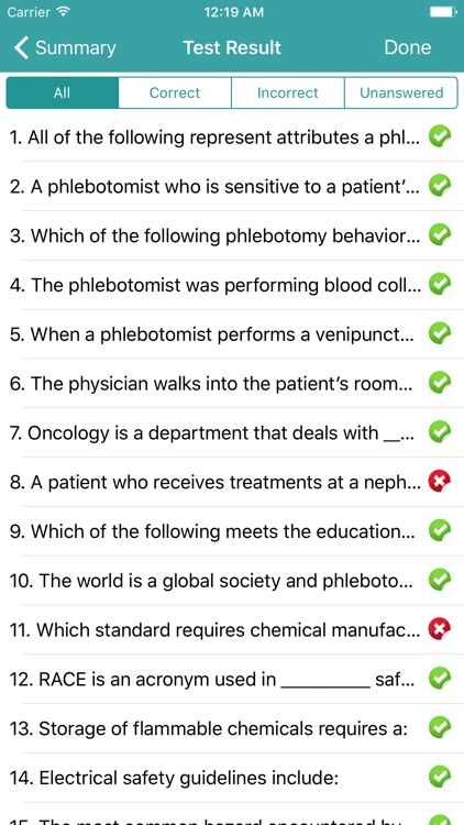 Phlebotomy Certification/Licensure Exam Prep 2017 screenshot-4