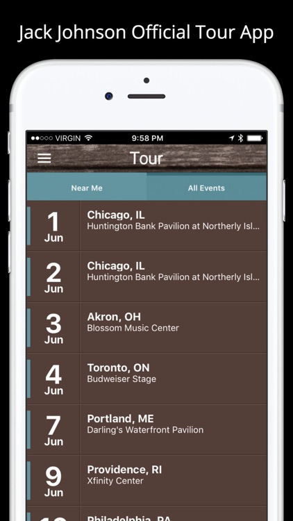 Jack Johnson Official Tour App