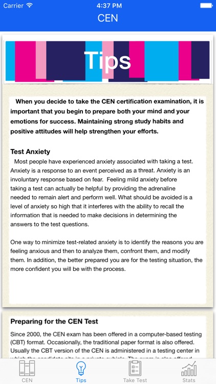 CEN Tests