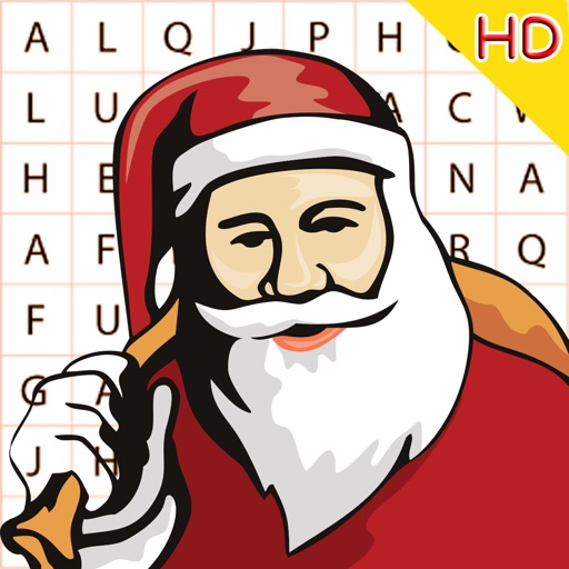 Santa Claus Xmas Word Search Pro Colorful+Unlimited HD Icon