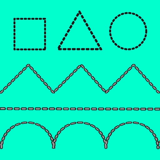 Write Patterns and Shapes Tracing Games Icon