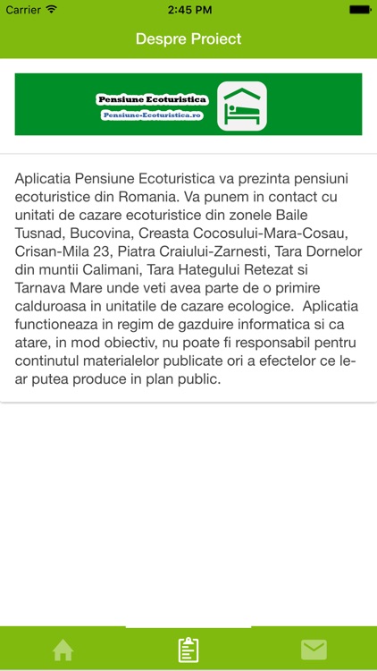 Pensiune Ecoturistica