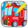 Kids Fire Truck Coloring Page Game Free Edition