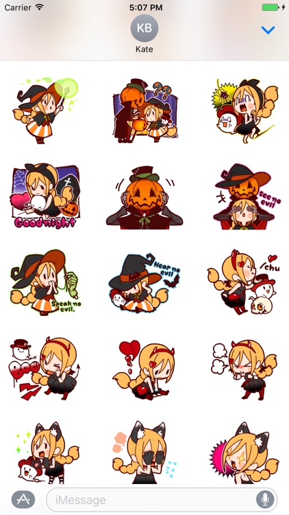 Witch's Halloween Stickers