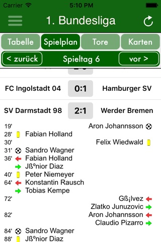 Fussball Bundesliga screenshot 2