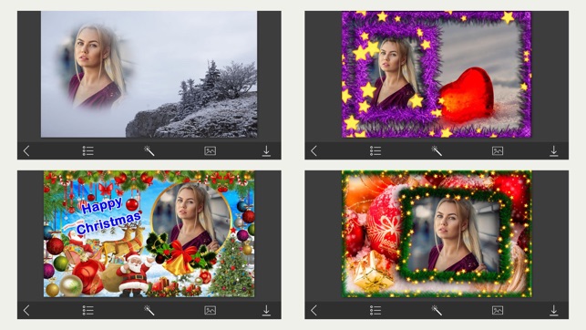 Christmas 2017 Hd Photo Frames - Beauty 