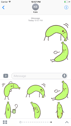 Banana stickers pack for iMessage(圖2)-速報App