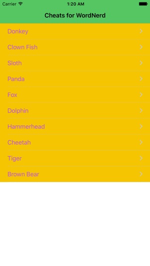 Cheats for WordNerd(圖1)-速報App