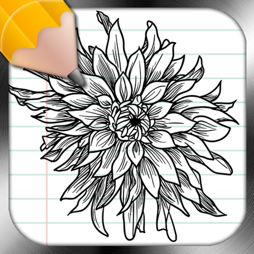 Drawing Lessons Flower Tattoo Design by Vyktoria Samoylenko