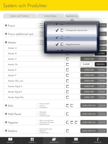 Ecophon Catalogue screenshot 2