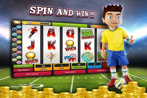 Soccer Champions Slots Machine Casino - Spin and Win The Big World League Cup of Cash Bonus! screenshot 2