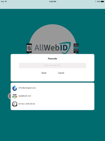 AllWebID Identity Manager screenshot 4